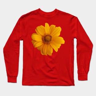 Yellow Sun Flower Long Sleeve T-Shirt